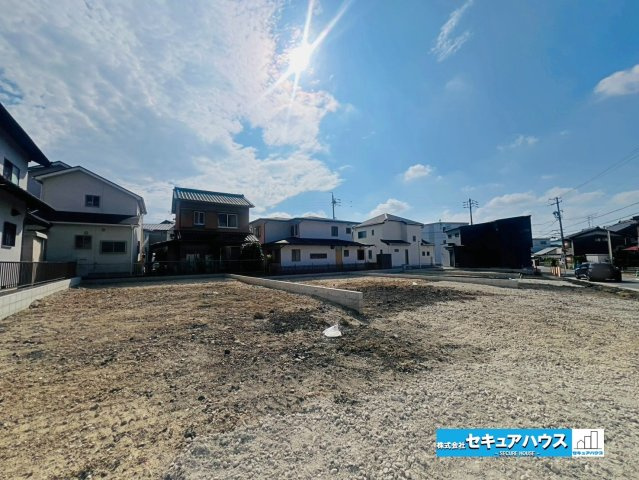 【同施工物件ご案内可能】日進市藤塚3丁目　全4棟の外観|【造成完了】
◆土地や庭の広さをご確認いただけます。未完成物件のため同施工物件ご案内可能！同じメーカーの物件を見ることで完成のイメージを把握できます♪　　　　　　　　　　　　　　　　　　　