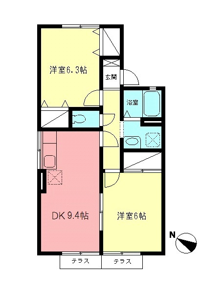 ファミールMの間取り