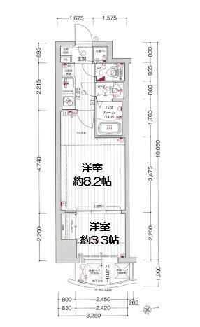【間取り】 | エグゼ難波東