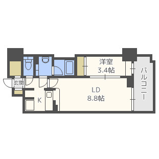 西新テングッドシティSAVOYの間取り