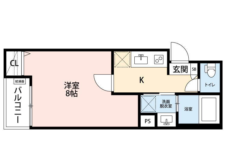 GRANDBLUE shinkaiの間取り
