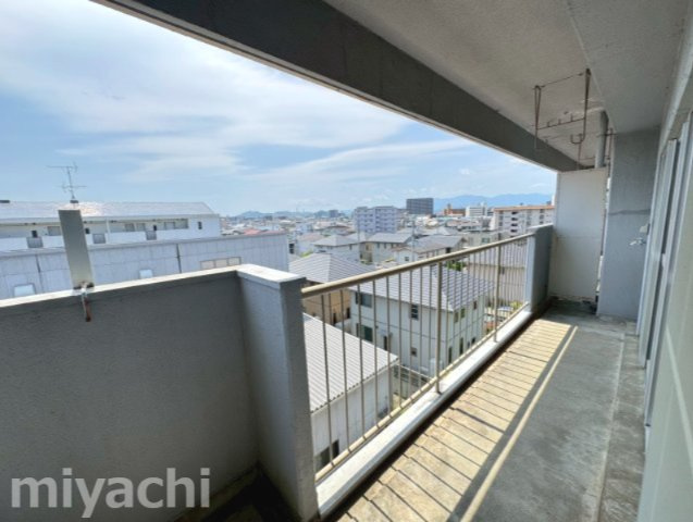 徳島市住吉３丁目の賃貸マンションのバルコニー