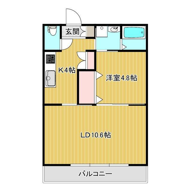 ベルフラワー嵐山の間取り