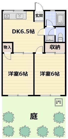 【間取り】 | コーポ芙蓉