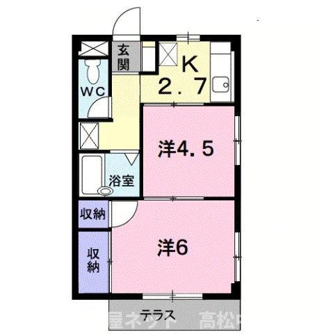 【間取り】 | エルディム大谷