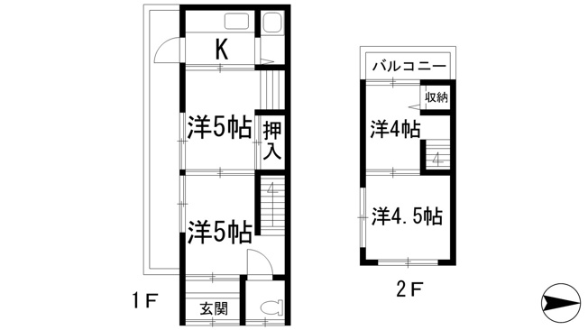 【外観】 | 平井3丁目貸家