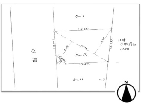 敷地面積20坪　売地　川越市霞ケ関北2丁目