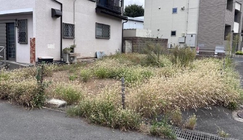 敷地面積20坪　売地　川越市霞ケ関北2丁目の外観|更地　角地！西側公道7.7ｍ、6ｍ接道、南側私道6ｍ、7.9ｍ接道！お車の出し入れもラクラクです♪