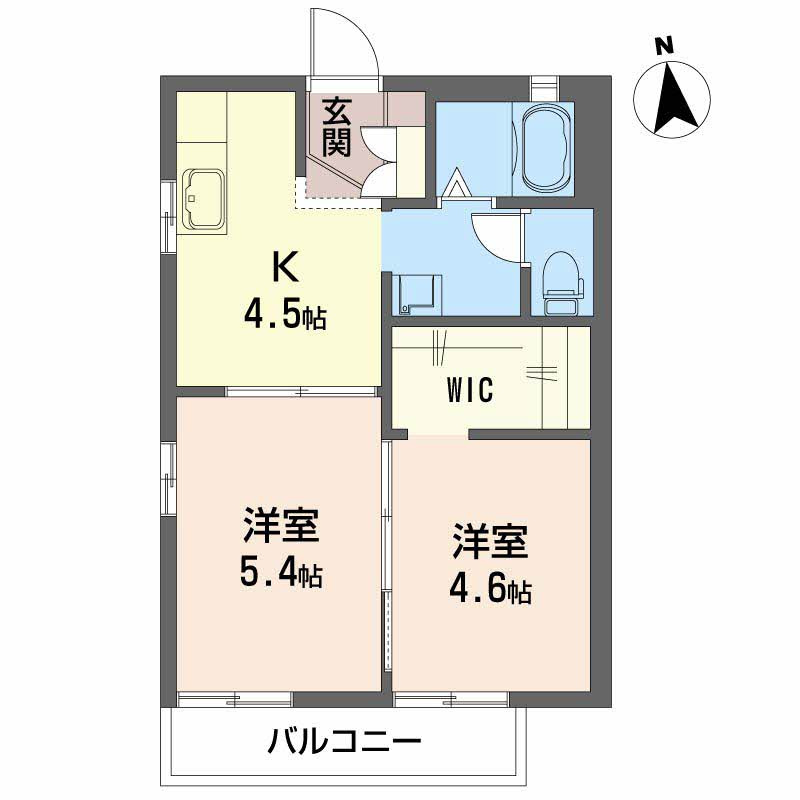リーベン井口の間取り