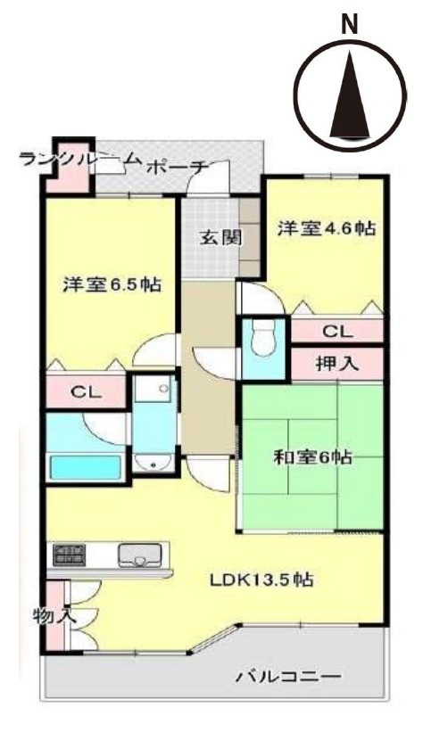 ファミール岸和田プレジオ の間取り