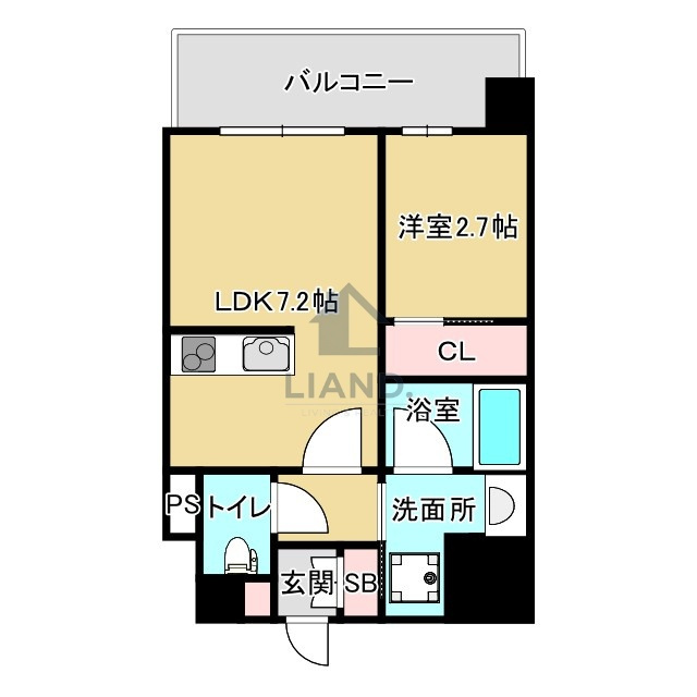 アルティザ大橋駅前　の間取り|アルティザ大橋駅前