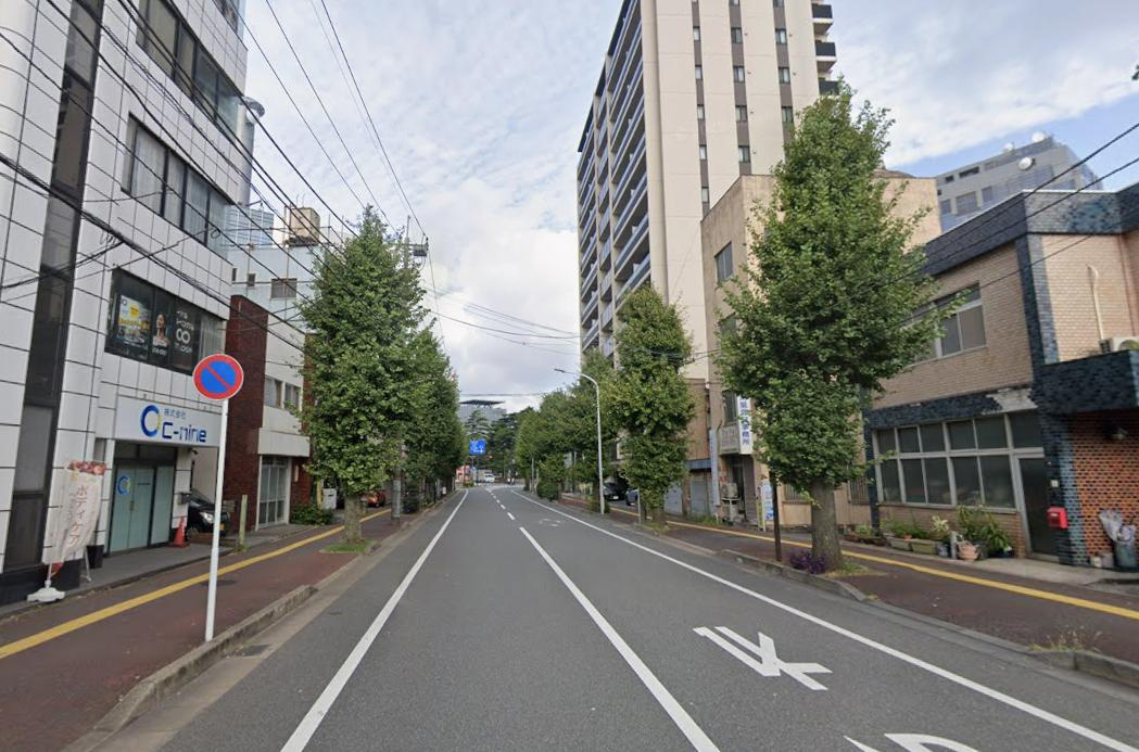 千葉市中央区長洲１丁目の事務所の周辺