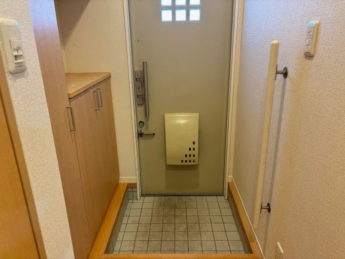 かぐや姫パーク　B棟の玄関|シューズボックス付きの玄関です★