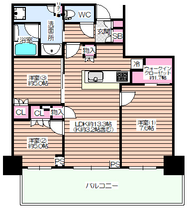 【間取り】 | グランドメゾン新梅田タワー THE CLUB RESIDENCE