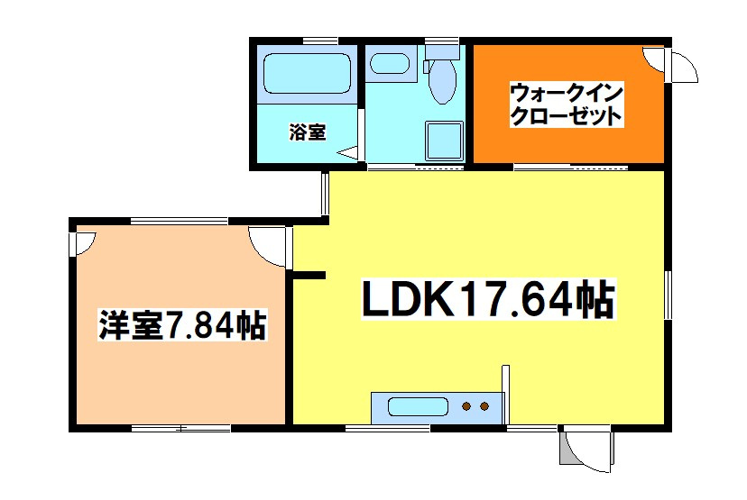 三鷹市上連雀４丁目の賃貸マンションの間取り