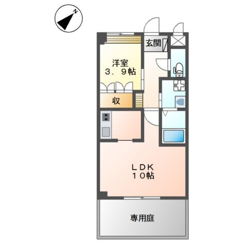 ラルーチェ　サンリッチの間取り