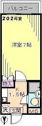 ハイコーポ大久保の間取り