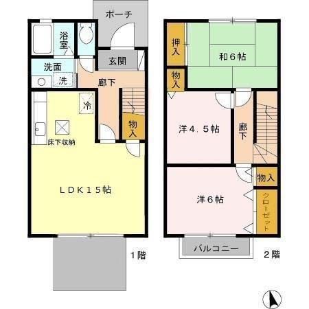 パルティーダ　B棟の間取り|※間取りが現況と異なる場合は現況を優先します※