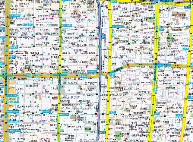 【地図】 | ブランズタワー・ウェリス心斎橋SOUTH