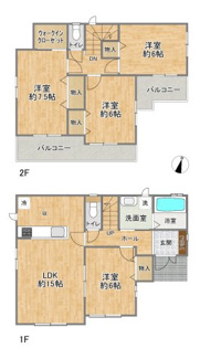 【間取り】 | 鶴ヶ島市脚折町6丁目戸建