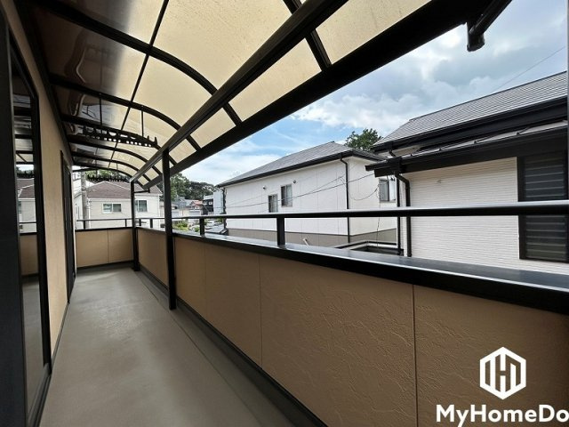 春日井市上田楽町のバルコニー