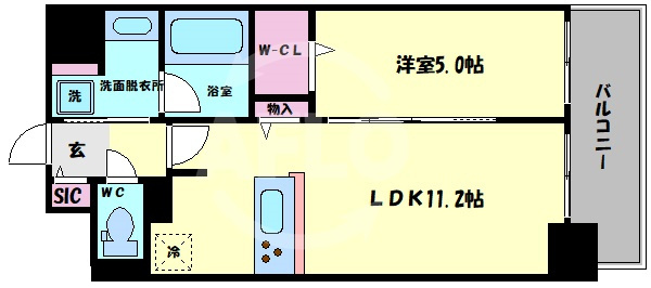 セファ上本町　真田山小学校区の間取り|セファ上本町　間取り