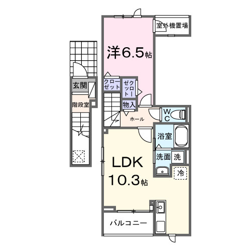 【間取り】 | テラス　シティ　八ヶ崎 | 間取図