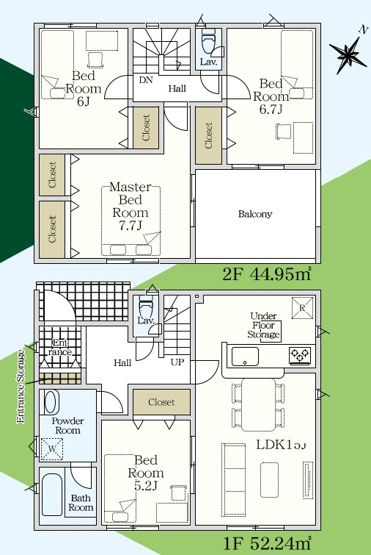 【間取り】 | 富士市中丸第11　新築戸建て　全1棟