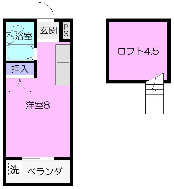 メゾンクレールの間取り
