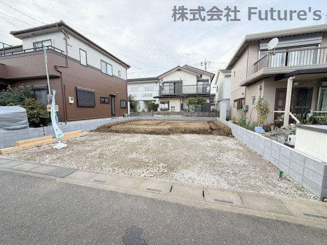 吉川市新栄2丁目　新築戸建　全1棟の外観|現地の写真になります。