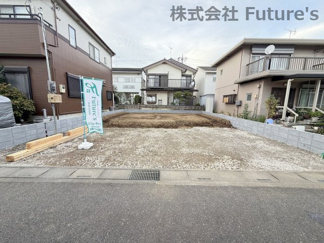 吉川市新栄2丁目　新築戸建　全1棟の外観|現地の写真になります。