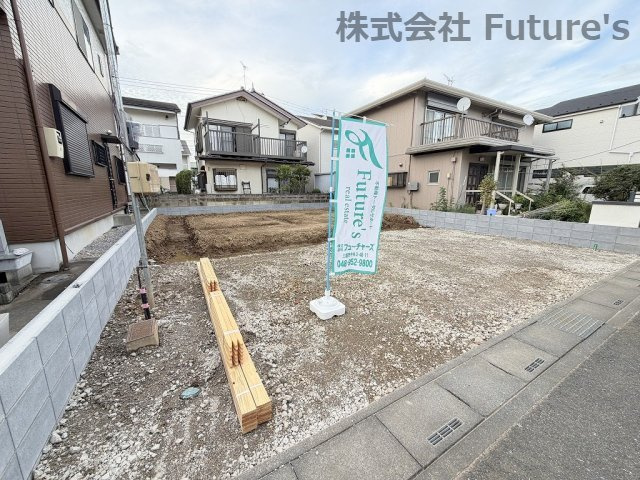吉川市新栄2丁目　新築戸建　全1棟の外観|現地の写真になります。