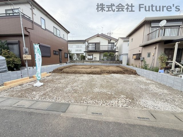 吉川市新栄2丁目　新築戸建　全1棟の外観|現地の写真になります。