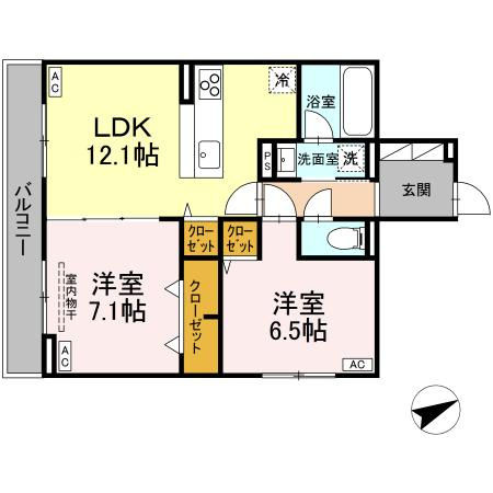 【間取り】 | クラシアス-国領町4丁目-