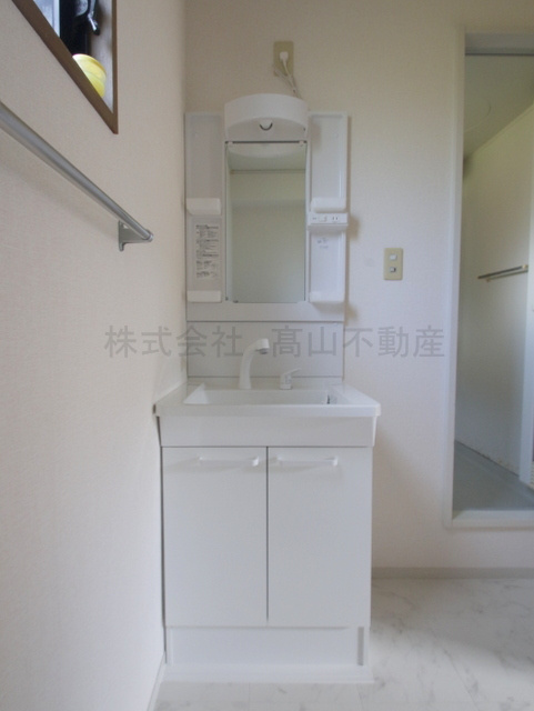 宗像市日の里６丁目のアパートの洗面所