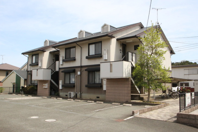 宗像市日の里６丁目のアパートの外観