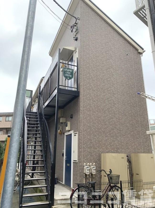 川崎市高津区下作延２丁目のアパートの外観