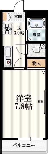 コスモスコートの間取り