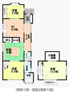 【間取り】 | 福岡県春日市紅葉ヶ丘東８丁目