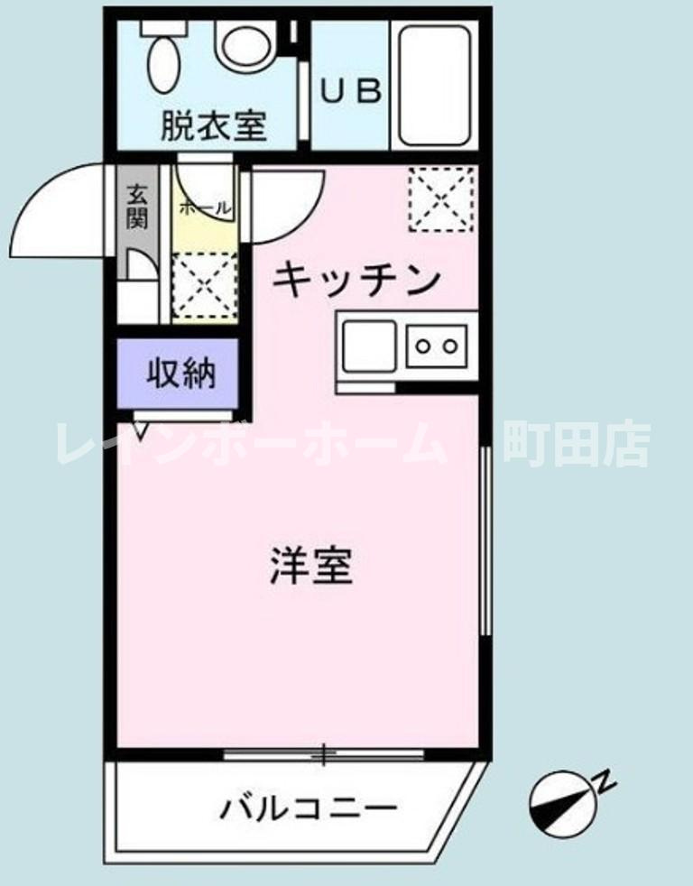 remota本厚木※初期費用分割あと払いサービス利用可能物件の間取り