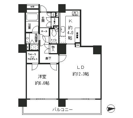 【間取り】 | リバーポイントタワー