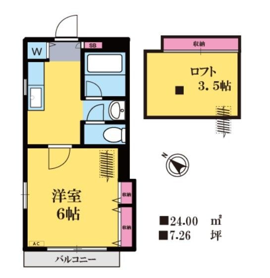 ゆうゆうはいむの間取り