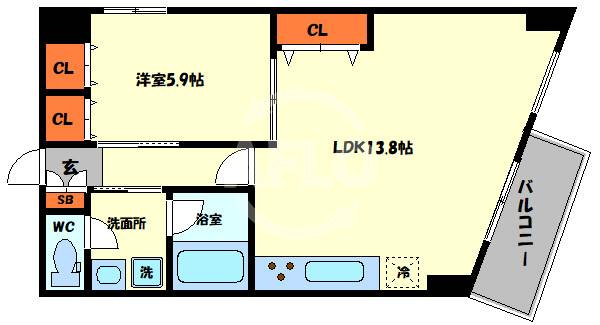 フラット花の間取り|フラット・花　間取り