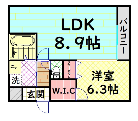 【間取り】 | ピアチェーレⅡ番館