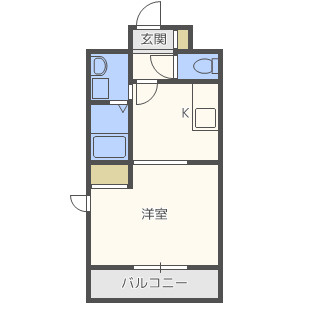 【間取り】 | アンプルールクラージュノスタルジー