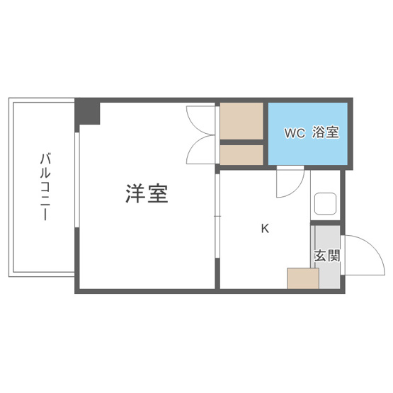 【間取り】 | メゾンドールDOⅠ