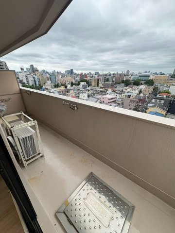 白山グリーンハイツのバルコニー