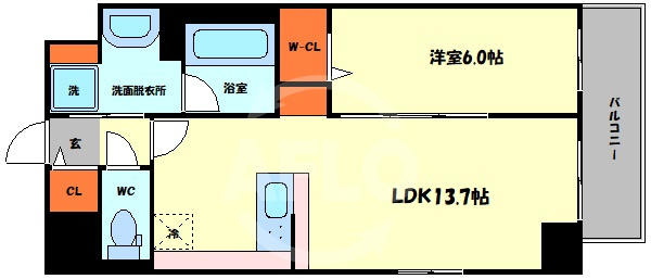 サンシエロ東今里の間取り|サンシエロ東今里　　間取り