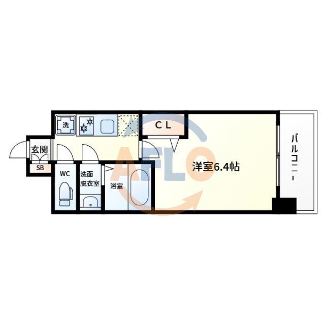 Alivis都島北通の間取り|Alivis都島北通　間取り