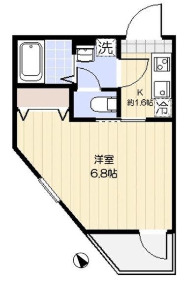 リベルテ池袋の間取り